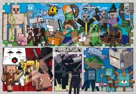 Jigsaw Puzzle MINECRAFT Friend or Foe? 1000 Pieces (1000T-546)