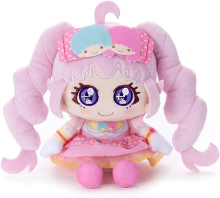 TAKARATOMY ARTS Himitsu no Aipri Plush Toy Sanrio Characters Model Himari Plush Toy Width approx. 21cm