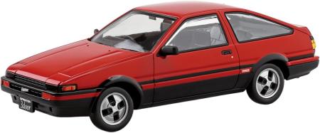 Aoshima Bunka Kyozai Co., Ltd. (AOSHIMA) 1/32 Rakupla Snap Kit No.11-RB Toyota Sprinter Trueno High Flash Two-tone Pre-Colored Plastic Model (Automobile)