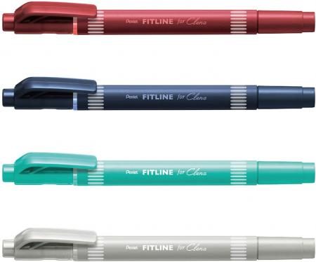 Pentel Highlighter Fitline Limited 4 Colors AMZ-SLW11LC-4 Color Axis