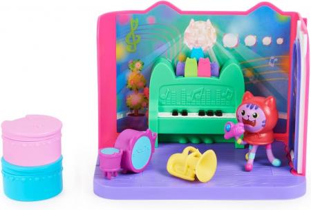 Gabby's Dollhouse DJ Catnip Music Room Set