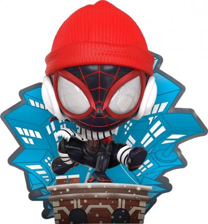 Hot Toys Cosbaby Marvel  s Spider-Man: Miles Morales Miles Morales (Winter Edition) Size S Non-scale Figure Black