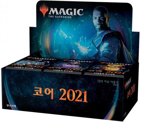 Wizards of the Coast MTG Magic: The Gathering Core Set 2021 (M21) Booster Pack Korean Version 36 Pack (BOX)