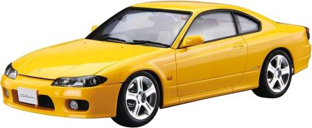 Aoshima Bunka Kyozai (AOSHIMA) The Model Car No. 99 1/24 Nissan S15 Silvia Spec.R 99 Plastic Pre-Colored Plastic Model