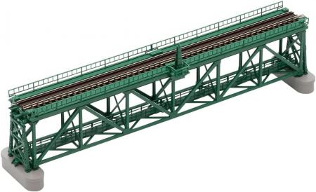 TOMIX N gauge road type single track truss iron bridge S280 (F) dark green (with PC piers and 2 pieces) 3267 model railroad supplies