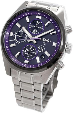 Seiko Prospex Solar GPS Satellite Radio Wave Watch with Dual Time Chronograph Compatible with the Tokyo 25 World Athletics Championships Core Shop Exclusive SBED015 Men's