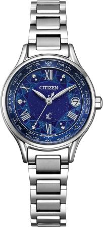 CITIZEN xC Limited Edition DEAR Collection Date Display EC1160-71L Women's Blue Silver