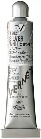 Holbein Oil Paint High Quality Oil Paint Verne Silver White / Poppy V282 50ml (No. 10)