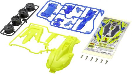 Tamiya Mini 4WD Special Project Road Spirit Body Parts Set Night Neon Color Edition 95637