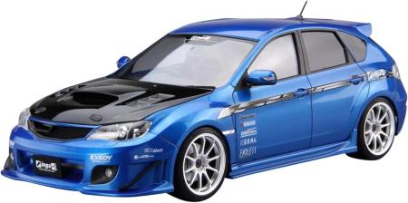 Aoshima Bunka Kyozai 1/24 The Tuned Car Series No.35 Subaru ings GRB Impreza WRX STI 7 Plastic Model (Car)
