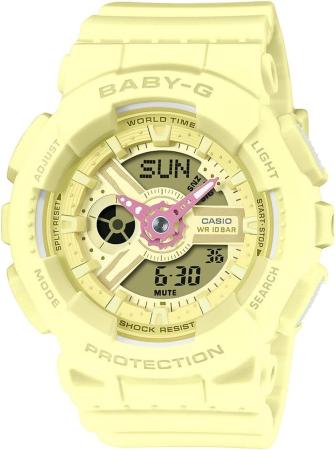 CASIO Baby-G Watch BA-110AH-9AJF Women's Yellow