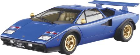Aoshima Bunka Kyozai (AOSHIMA) The Supercar No.18 1/24 76 Wolf Countach Ver.2 Plastic Pre-Colored Plastic Model
