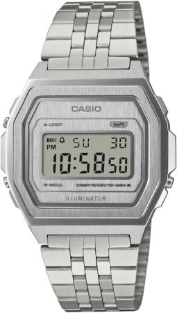 CASIO Casio Watch tainless Steel Band A1000A-7JF Unisex Silver