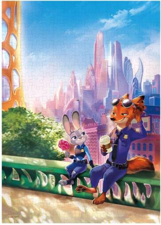 Tenyo (Tenyo) (Made in Japan) 300-Piece Jigsaw Puzzle Disney Break Time (30.5x43cm) D-300-079 with Glue, Spatula, and Service Card