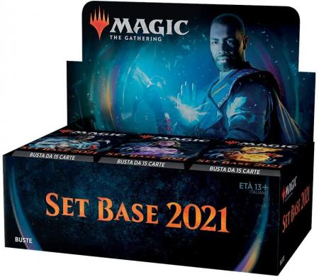 Wizards of the Coast MTG Magic: The Gathering Core Set 2021 (M21) Booster Pack Italian Version 36 Packs (BOX)