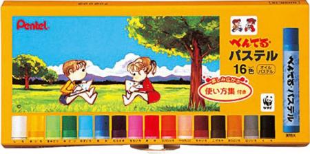 Pentel pastel GHSR-16 16 colors