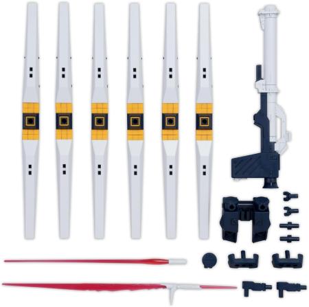 BANDAI SPIRITS Mobile Suit Gundam: Char's Counterattack Optional Parts Set Gunpla 19 (Fin Funnels) Plastic Pre-Colored Plastic Model
