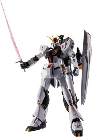 TAMASHII NATIONS METAL ROBOT SPIRITS Mobile Suit Gundam: Char's Counterattack Nu Gundam, approximately 150mm, ABS, die-cast, and PVC pre-painted action figure