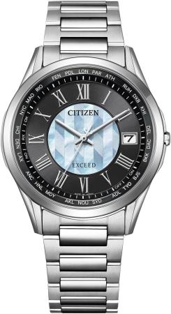 CITIZEN Exceed Watch Limited Edition Mother-of-Pearl CB1110-70W Men's Silver Black