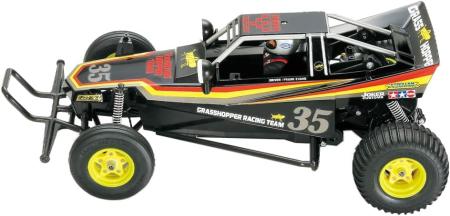 Tamiya 1/10 Scale Electric RC Car Special Edition No. 222 Grasshopper Black Edition (47522)