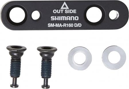 SHIMANO Mount Adapter Rear SM-MA R160 D/D ISMMAR160DDB