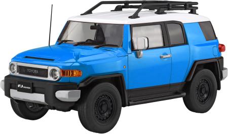 Fujimi Model 1/24 Scale NEXT Series No. 26 EX-1 Toyota FJ Cruiser (Two-Tone Blue/2011) (with Outdoor Parts)