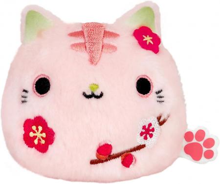 Sanei Boeki Dango Friends Flower Cat Dango Ume W7.5 x D6 x H7cm Plush Toy NDH04