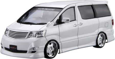 Aoshima Bunka Kyozai (AOSHIMA) The Tuned Car No. 7 1/24 Silk Blaze MNH/ANH10/15W Alphard 5 (Toyota) Plastic Model