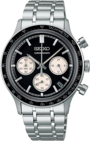 SEIKO Watch Seiko Selection Analog Quartz Chronograph SBTR055 Men's Silver