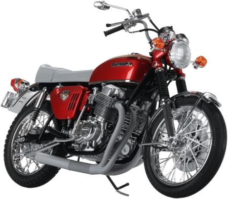 Aoshima Bunka Kyozai (AOSHIMA) The Bike No. 23 1/12 Honda CB750 Dream CB750 FOUR Custom Plastic Model Kit, 69 yen