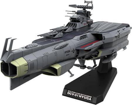 BANDAI SPIRITS Space Battleship Yamato Earth Defense Force Hyuuga-class Combat Space Carrier DCV-01 Hyuuga 1/1000 Scale Pre-Colored Plastic Model