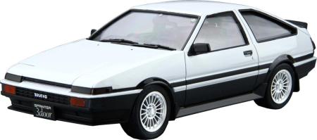Aoshima Bunka Kyozai 1/24 The Model Car Series No.5 Toyota AE86 Sprinter Trueno GT-APEX 85 Plastic Model (Car)