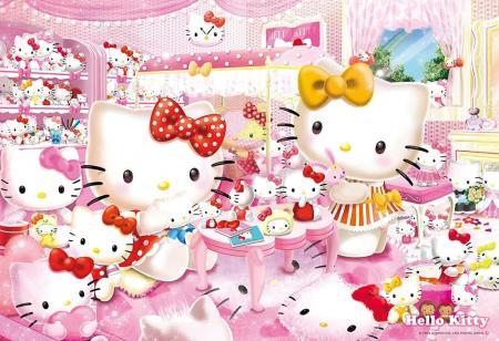 (Made in Japan) Beverly 300-piece jigsaw puzzle Hello Kitty Collection Room (26 x 38 cm) 300-121