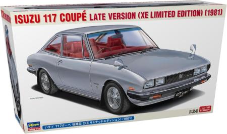 Hasegawa 1/24 scale Isuzu 117 Coupe Late Model (XE Limited Edition) 1981 Plastic Model Kit 20790