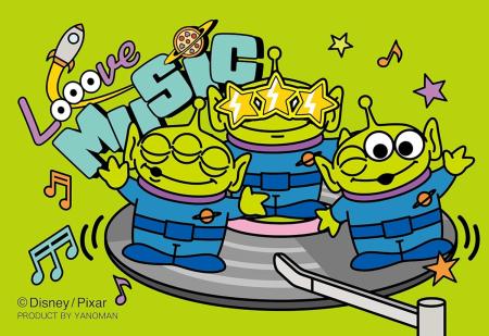 Yanoman (Made in Japan) 70-piece jigsaw puzzle Copan Toy Story/Alien (5.9x8.6cm) 70-39 Disney Portable jigsaw puzzle with sleeve (1 piece) and piece request form