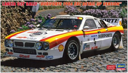 Hasegawa 1/24 Scale Lancia 037 Rally Durifolte 1986 ERC Detail-Up Version Plastic Model Kit 20775 (Car)