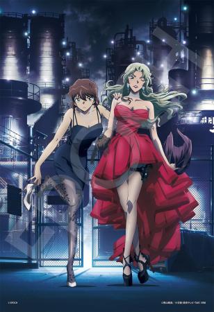 EPOCH 300-piece jigsaw puzzle Detective Conan Sherry and Vermouth (26 x 38 cm) 28-207s with glue, spatula, and score ticket