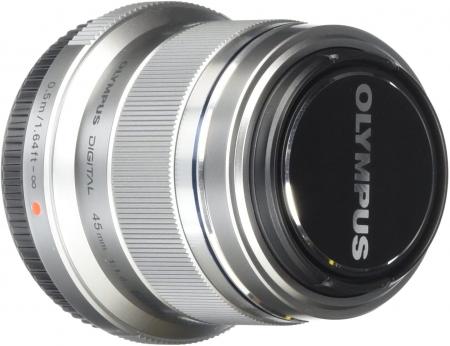 OLYMPUS Single Focus Lens M.ZUIKO DIGITAL 45mm F1.8 Silver