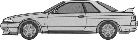 1/24 Initial D Series No.002 Skyline GT-R V・specII (BNR32) Tsuyoshi Nakazato Plastic Model