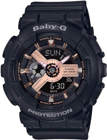 CASIO Baby-G BABY-G BA-110RG-1AJF Ladies Black