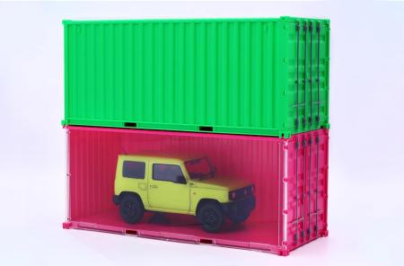1/24 Car NEXT Series No.1001 20ft Container (Green) Plastic Model