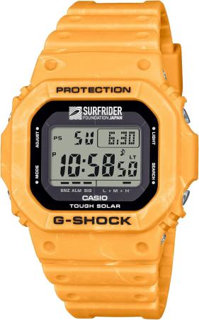 CASIO G-Shock Watch Made with environmentally friendly materials SURFRIDER FOUNDATION JAPAN collaboration model Tough Solar G-5600SFJ-9JR Men's Yellow