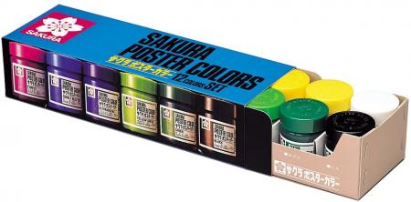 SakuraCraypas paint poster color 30ml 12 color set PW12 set