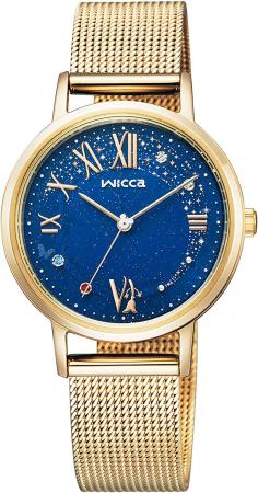 Wicca Disney Collection [Fantasia] Limited Watch 2,000 Limited KP5-425-71 Ladies Gold