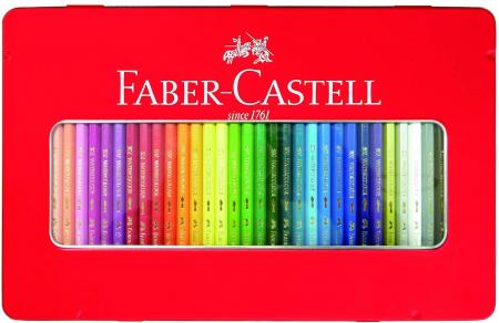 Faber-Castell watercolor color pencil flat can 36 color set TFC-WCP / 36C