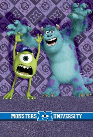 Monsters University Puzzle Petite 204Pieces Monsters!!! Puzzle + frame set 98-620