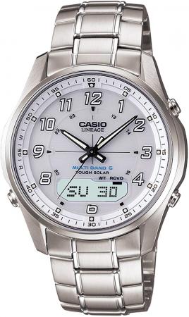 CASIO watch lineage radio wave solar LCW-M100D-7AJF men's silver