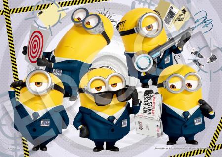Epoch 108-piece jigsaw puzzle Minions Agent Minion (18.2 x 25.7 cm) 02-222 with glue, spatula and score ticket EPOCH