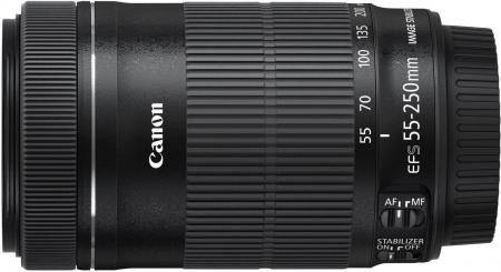 Canon telephoto zoom lens EF-S55-250mm F4-5.6 IS STM APS-C compatible EF-S55-250ISSTM