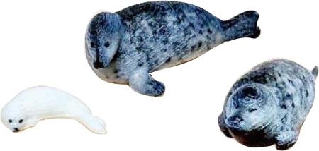 KATO 1/87 Scale Spotted Seal Diorama Supplies 6-610